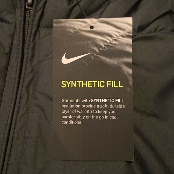 SOLD Kids Nike Black Youth Unisex Synthetic Fill Hooded Jacket Size XL NWT - Picture 5 of 14
